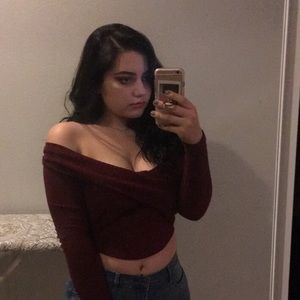 Off The Shoulder Sweater Top